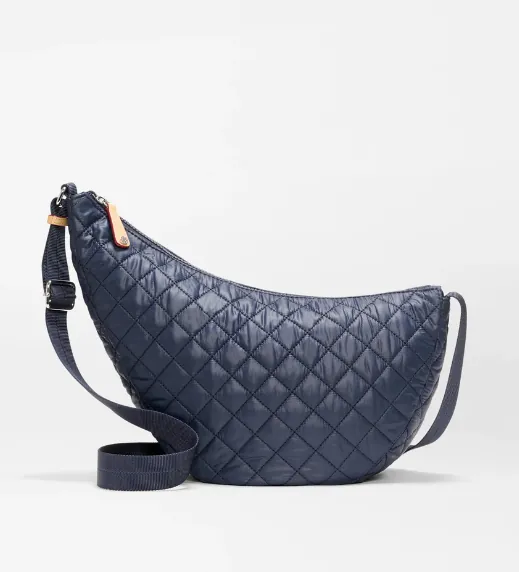 Navy Metro Smile Bag
